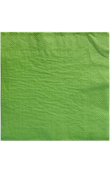 Servis Peçete Yeşil 33x33 Cm - 20 Adet Yeşil