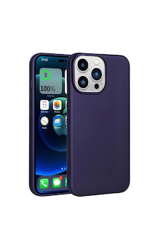 Apple iPhone Uyumlu 14 Pro Max Kılıf Zore Premier Silikon Kapak Derin Mor Apple iPhone Uyumlu 14 Pro Max Kılıf Zore Premier Silikon Kapak Derin Mor