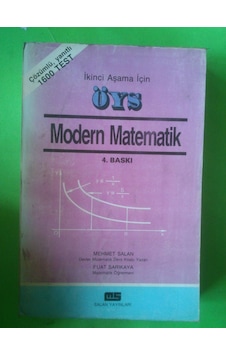 Matematik Çözümlü 1600 Testöys Modern Matematik 1983 Yılı Basım Matematik Çözümlü 1600 Testöys Modern Matematik 1983 Yılı Basım