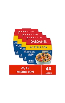 Dardanel Aç Ye Mısırlı Ton Balığı 4 x 160 G Dardanel Aç Ye Mısırlı Ton Balığı 4 x 160 G