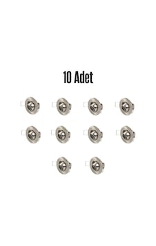 Ct-5268 Ufo Yıldız Hareketli 1.5 W Led Spot 10 Adet Krom Kasa Gün Işığı