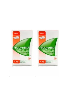 Nicoretde 4mg Freshfruit Meyveli Sakız 30lu 2 Kutu Nicoretde 4mg Freshfruit Meyveli Sakız 30lu 2 Kutu