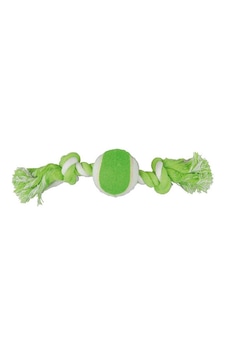 Köpek İçin Tenis Toplu İp Oyuncağı 28 cm Köpek İçin Tenis Toplu İp Oyuncağı 28 cm