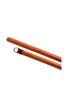 Krt-1003 Kahverengi Pvc Kaplamalı Ahşap Vileda Fırça Sapı 120cm- 50'li Paket