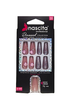 Nascita Diamond Taşlı Takma Tırnak 24'lü Set Nasnaıl00266 Nascita Diamond Taşlı Takma Tırnak 24'lü Set Nasnaıl00266