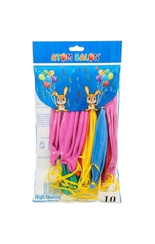 Jumbo Punch Lastikli 10'li Balon Çok Renkli Jumbo Punch Lastikli 10'li Balon Çok Renkli