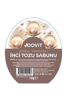 Dovit İnci Tozu Doğal Süngerli Sabun 130 G Dovit İnci Tozu Doğal Süngerli Sabun 130 G