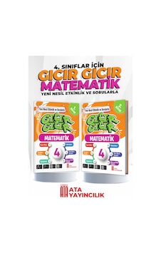 Ata Yayıncılık 4. Sınıf Gıcır Gıcır Matematik 1 Ve 2. Kitap Ata Yayıncılık 4. Sınıf Gıcır Gıcır Matematik 1 Ve 2. Kitap