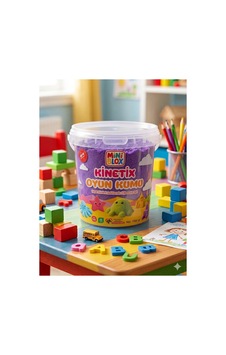 Doğal Kinetik Oyun Kumu 1kg Mor Mor Doğal Kinetik Oyun Kumu 1kg Mor Mor