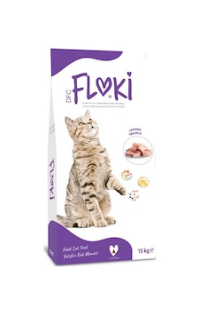 Floki Tavuklu Yetişkin Kedi Maması 15+1 Kg Floki Tavuklu Yetişkin Kedi Maması 15+1 Kg