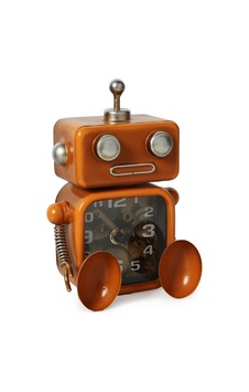 Vitale Robot Masa Saati 12 8.5 17 Cm Çok Renkli