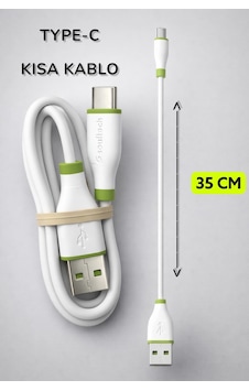Soltech Type-c Kısa Şarj Kablosu 35 Cm Soltech Type-c Kısa Şarj Kablosu 35 Cm