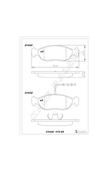 Kale-balata Ön Fren Balatası Fişsiz Peugeot P106 93 04 P205 87 90 P306 93-01 Cıtroen Xsara 97 05 Saxo 96 0 3 247mm Kale 21430 173 05 Ans Kd13 4253.16 4251.03 4251.22 4254.50 Kale-balata Ön Fren Balatası Fişsiz Peugeot P106 93 04 P205 87 90 P306 93-01 Cıtroen Xsara 97 05 Saxo 96 0 3 247mm Kale 21430 173 05 Ans Kd13 4253.16 4251.03 4251.22 4254.50