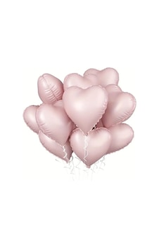 Beysüs Soft Pembe Retro Kalp Folyo Balon 18 İnç 5 Adet PEMBE Beysüs Soft Pembe Retro Kalp Folyo Balon 18 İnç 5 Adet PEMBE
