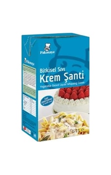 Pakmaya Bitkisel Sıvı Krem Şanti Şekersiz 1 L