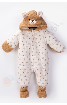 Bebek Vadisi Ayıcıklı Patikli İçi Peluş Kar Kapüşonlu Kışlık Kız Erkek Bebek Astronot Tulum Kozmonot Mont Çocuk Ekru Bebek Vadisi Ayıcıklı Patikli İçi Peluş Kar Kapüşonlu Kışlık Kız Erkek Bebek Astronot Tulum Kozmonot Mont Çocuk Ekru