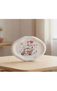 K42design Snoopy & Belle Romantik Yolculuk - El Yapımı Dekoratif Taş Obje 1 K42design Snoopy & Belle Romantik Yolculuk - El Yapımı Dekoratif Taş Obje 1
