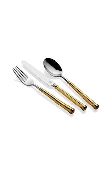 Sola Swiss Royal Gold 84 Parça Çatal Kaşık Bıçak Seti Altın