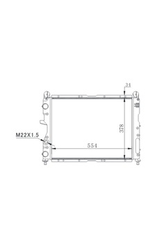 Radyatör - 378 - Tmpr 2.0 İ Ac Klimasız Mek - Dpmıx-hb - 558x367x36 Alüminyum Radyatör - 378 - Tmpr 2.0 İ Ac Klimasız Mek - Dpmıx-hb - 558x367x36 Alüminyum