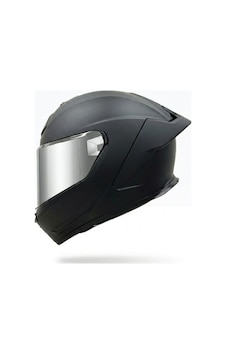 Motosiklet Kaskı Full Face Roxter Matt Black İridium Ayna Ve Şeffaf Vizörlü Motorcu Kask Sİyah Motosiklet Kaskı Full Face Roxter Matt Black İridium Ayna Ve Şeffaf Vizörlü Motorcu Kask Sİyah