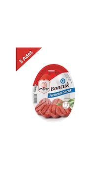 Maret Boncuk Fermente Sucuk 220 G X 3 Adet Maret Boncuk Fermente Sucuk 220 G X 3 Adet