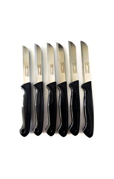 Solingen 6'li Tırtıklı Meyve Bıçağı Seti Paslanmaz Çelik 18 Cm Solingen 6'li Tırtıklı Meyve Bıçağı Seti Paslanmaz Çelik 18 Cm
