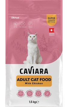 Caviara Tavuklu Yetişkin Kedi Maması 1,5 Kg Caviara Tavuklu Yetişkin Kedi Maması 1,5 Kg