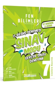 7. Sınıf Fen Bilimleri Sınav Modu 15 Deneme - Pruva Akademi 7. Sınıf Fen Bilimleri Sınav Modu 15 Deneme - Pruva Akademi
