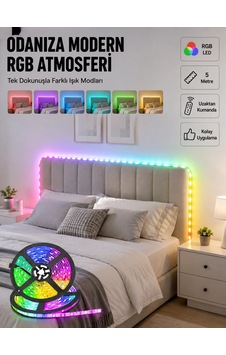 Dekoratif Kumandalı Şerit Led 5 Metre 05168098 Dekoratif Kumandalı Şerit Led 5 Metre 05168098