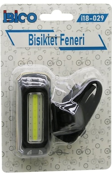 Bisiklet Feneri Pilli 4 Fonksiyonlu Renkli - Beyaz - 2 Sitil Sinyalli Işık