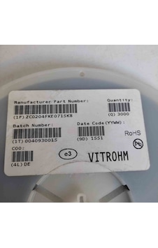 Zc0204fke0715k8 15.8k Mini Melf Smd Direnç 500 Adet Zc0204fke0715k8 15.8k Mini Melf Smd Direnç 500 Adet