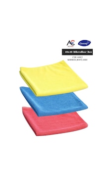 Solare Microjet Mikrofiber Temizlik Bezi Çok Renkli 3'lü 40 x 40 CM Solare Microjet Mikrofiber Temizlik Bezi Çok Renkli 3'lü 40 x 40 CM