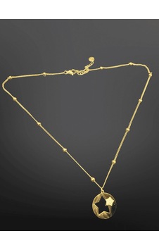 Gold Renk Yıldız Figürlü Yuvarlak Model 316l Şık Trend Çelik Zarif Kolye Modern Ve Zarif Takı Gold Gold Renk Yıldız Figürlü Yuvarlak Model 316l Şık Trend Çelik Zarif Kolye Modern Ve Zarif Takı Gold
