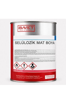İbavet Selülozik Boya 2.5 Lt Mat Beyaz