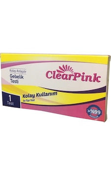 Clear Pink Gebelik Testi 1 Test