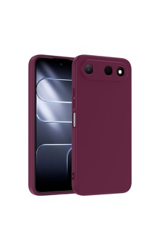 Tecno Spark 50 5g Kılıf Zore Mara Lansman Kapak Mürdüm Tecno Spark 50 5g Kılıf Zore Mara Lansman Kapak Mürdüm