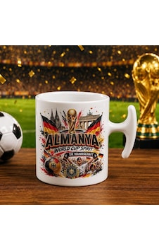 Bk Gift Almanya Taraftar Temalı Dünya Futbol Kupası Tasarımlı Hammer Kupa Bardak Beyaz Bk Gift Almanya Taraftar Temalı Dünya Futbol Kupası Tasarımlı Hammer Kupa Bardak Beyaz