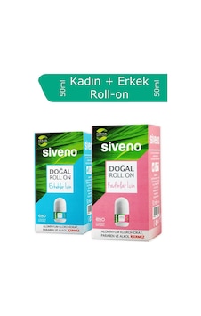Siveno Doğal Kadınlar için + Erkekler için Roll-On 50 ML Siveno Doğal Kadınlar için + Erkekler için Roll-On 50 ML