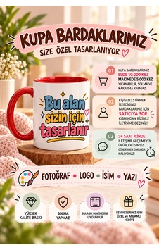 Kendin Tasarla Kişiye Özel Baskılı Fikirlerinizi İhtiyaçlarınızı İletin Size Özel Baskı Desen Çalışalım Kupa Bardak Özel Hediye Porselen Kırmızı Kendin Tasarla Kişiye Özel Baskılı Fikirlerinizi İhtiyaçlarınızı İletin Size Özel Baskı Desen Çalışalım Kupa Bardak Özel Hediye Porselen Kırmızı