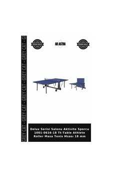 Delux Serisi Salonu Aktivite Sporcu 1001-0616-18 Tt-table Athlete Roller Masa Tenis Msası 18 Mm Delux Serisi Salonu Aktivite Sporcu 1001-0616-18 Tt-table Athlete Roller Masa Tenis Msası 18 Mm