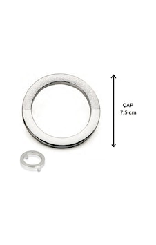 Mobaksaksesuar Halka Kulp Kumlu 64 Mm Krom