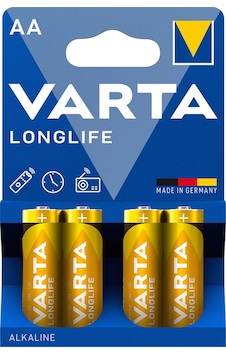 Varta Longlife Aa Kalem Pil 4'lü Paket Alkalin Varta Longlife Aa Kalem Pil 4'lü Paket Alkalin