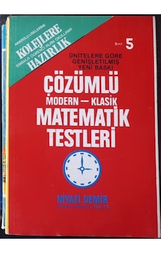 5.Sınıf Matematik Modern Klasik Çözümlü Testler N.Demir 198? Yılı 5.Sınıf Matematik Modern Klasik Çözümlü Testler N.Demir 198? Yılı