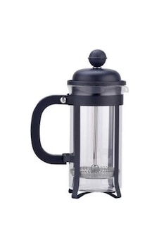 French Press 350 Ml Düz-350e Siyah - Şeffaf