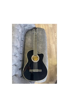 Ccg100 Siyah Kesik Kasa Klasik Gitar 4/4 Gitar -metot- Kılıf- Pena- Akort Cihazı Ccg100 Siyah Kesik Kasa Klasik Gitar 4/4 Gitar -metot- Kılıf- Pena- Akort Cihazı