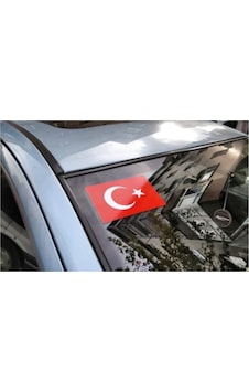 Türk Bayrağı Ön Cam Üst Köşe 12X8Cm 1 Adet Bayrak Üst Cam Sticker Türk Bayrağı Ön Cam Üst Köşe 12X8Cm 1 Adet Bayrak Üst Cam Sticker