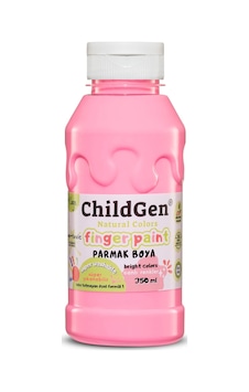 Childgen Süper Yıkanabilir Parmak Boya 350ml - Pembe Childgen Süper Yıkanabilir Parmak Boya 350ml - Pembe