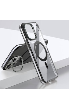 Apple Uyumlu iPhone 15 Pro Kılıf Magsafe Şarj Özellikli Wlons Standlı Efsane Kapak Siyah Apple Uyumlu iPhone 15 Pro Kılıf Magsafe Şarj Özellikli Wlons Standlı Efsane Kapak Siyah