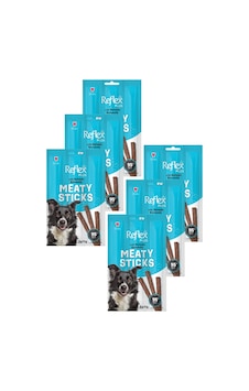 Meaty Sticks Somonlu Köpek Ödül Çubuğu 3x11gr Altılı Paket Meaty Sticks Somonlu Köpek Ödül Çubuğu 3x11gr Altılı Paket