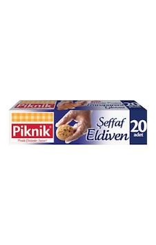 Piknik Şeffaf Eldiven 20'li Piknik Şeffaf Eldiven 20'li
